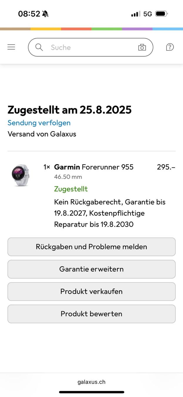 Garmin Smartwatch: Garmin Forerunner 955 – Neu (gemäss Beschreibung) aus Remetschwil von KatrinRo 4