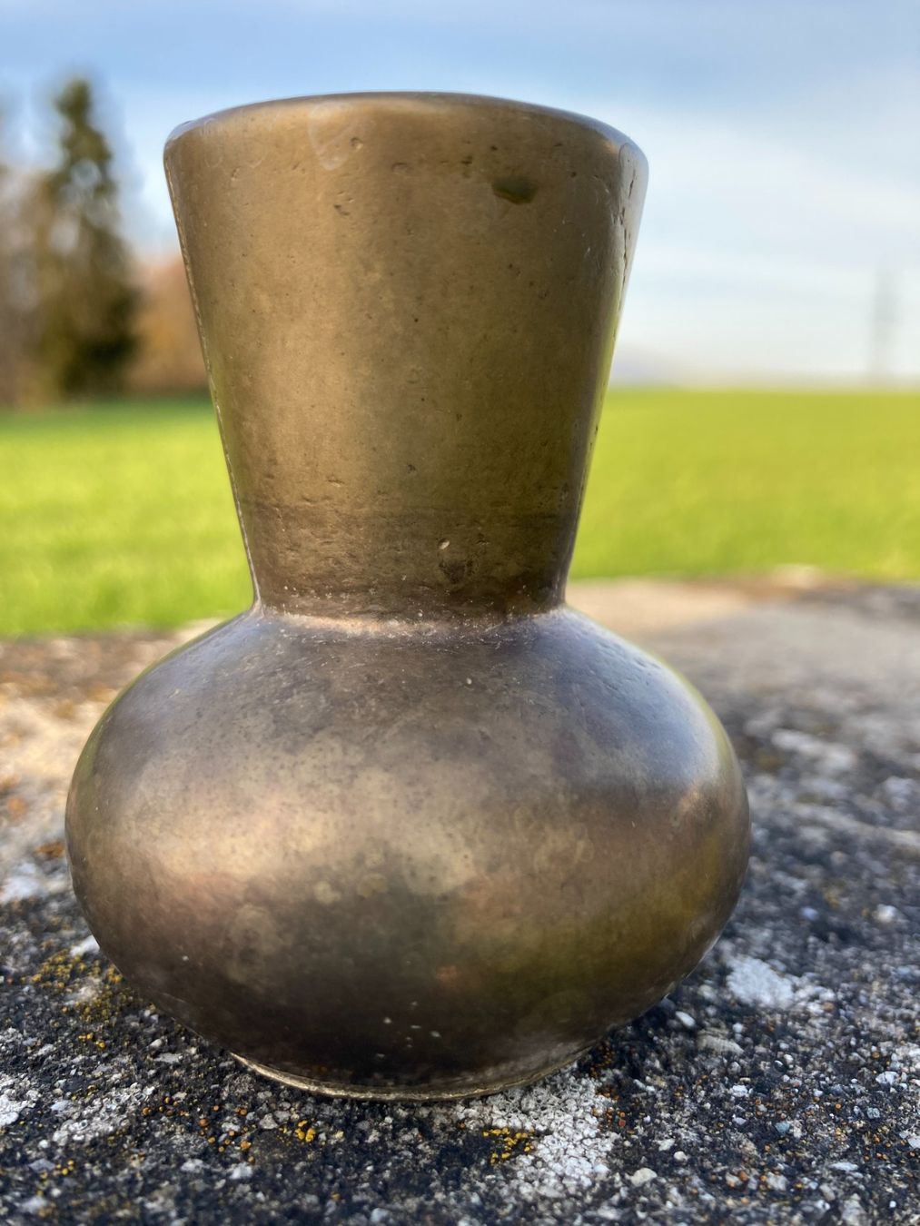 Vasi & Recipienti: KLEINE  BLUMENVASE  VASE    MESSING  GEMARKT – Usato da Subingen venduto da ArtBead