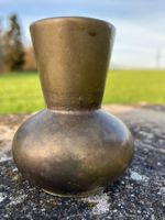 KLEINE  BLUMENVASE  VASE    MESSING  GEMARKT