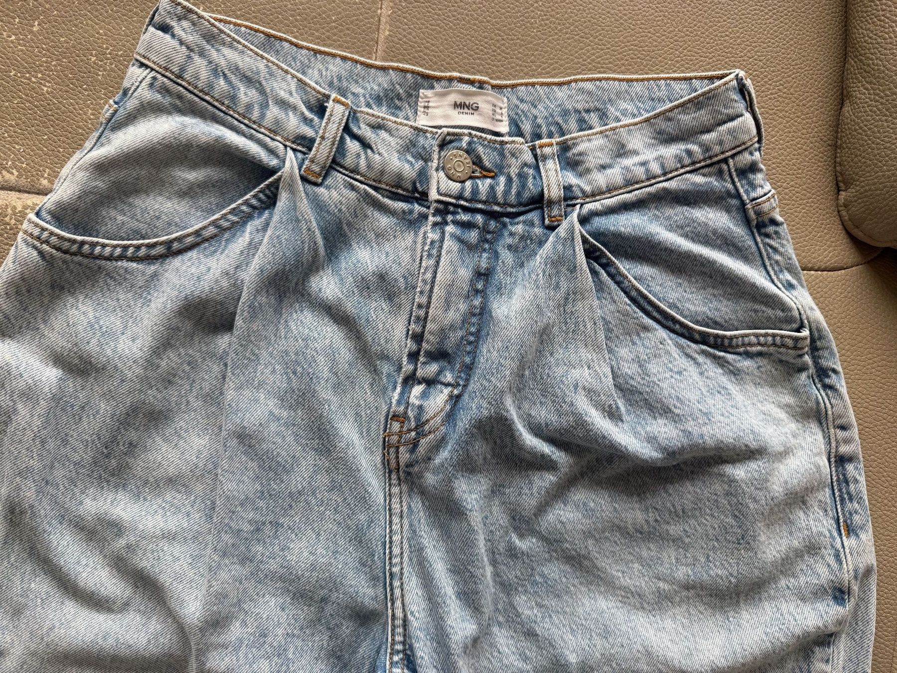 Mango Pantaloni: Mango Jeans, breit geschnitten, hellblau, Gr. 38 – Usato da Affoltern am Albis venduto da Rinale 1