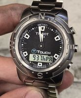 Tissot T-Touch Herren Uhr Armbanduhr Edelstahl neue Batterie