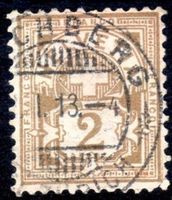 ZIFFERMUSTER 1913 SBK 58A SAUBER GESTEMPELT - Q377