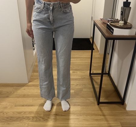Zara Jeans Straight Fit, Grösse 36, neu