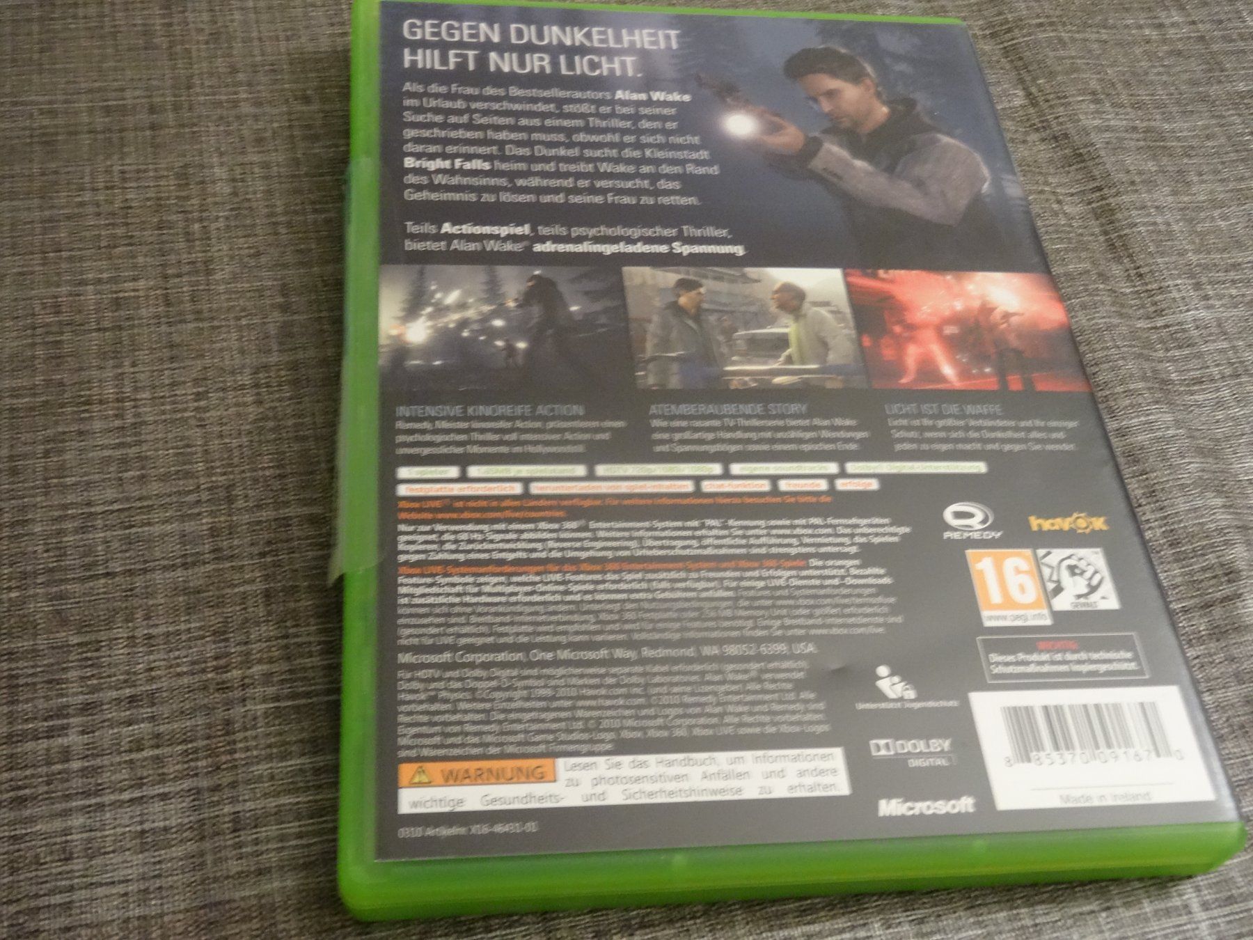 Microsoft Giochi: Alan Wake - Xbox 360 – Usato da Olten venduto da Disc-Ausverkauf 2