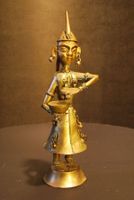 6 METALL ASIATISCHE FIGÜREN