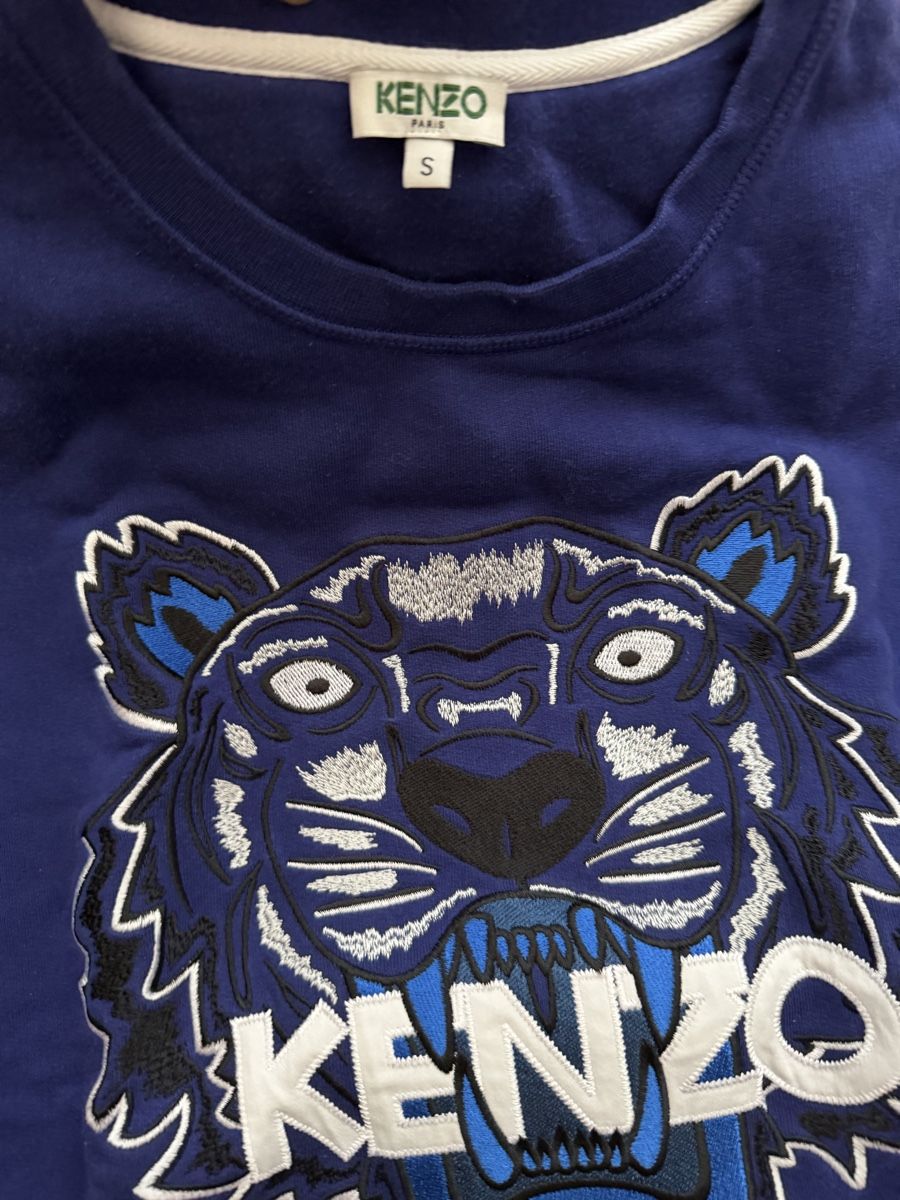 Kenzo Maglioni & Felpe: Kenzo Paris Blue Cotton Jumper, Size S – Usato da Zürich venduto da Bybyana 1