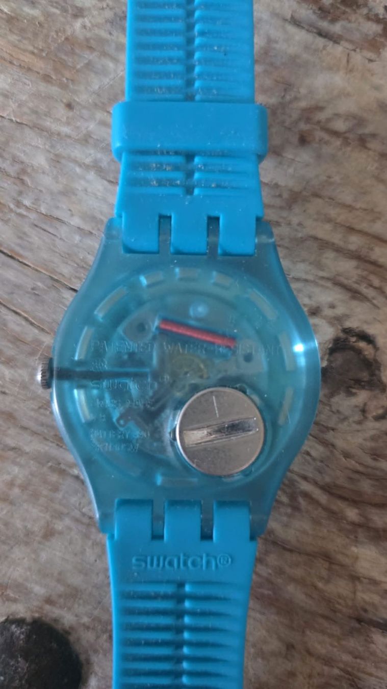 Swatch Orologi: Swatch Armbanduhr Blau – Usato da Leutwil venduto da lekingle 1
