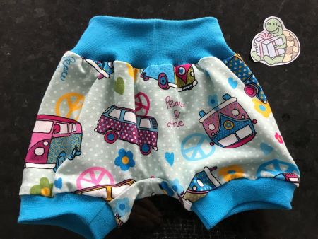 Kurze Pumphose Mitwachshose mit WV Bus, Bully 50/56 NEU