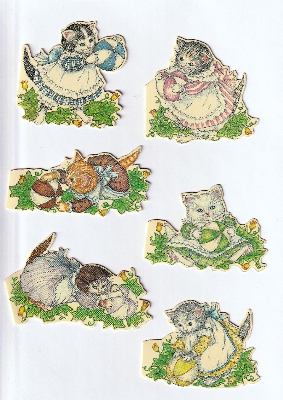 Carta: 12 Geschenkanhänger Katzen, mit Umschlag – Nuovo e nell'imballaggio originale da Kriens venduto da Kraeutergarten