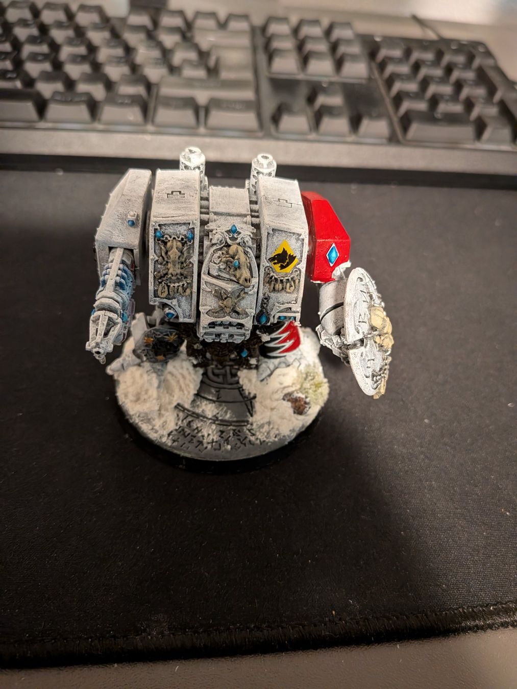 Modellbausätze & Standmodelle: 40K Space Wolves Venerable Dreadnought – Gebraucht aus Wangs von rhodinium 2