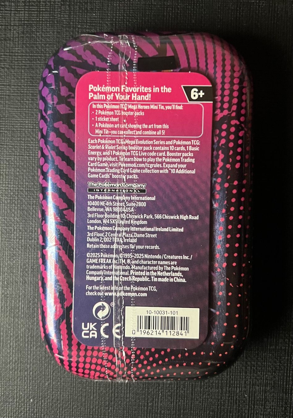 Pokémon Sammelbilder & Trading cards: Pokemon Mega Evolution Mini Tin English – Neu und originalverpackt aus Appenzell von RMBricks 1