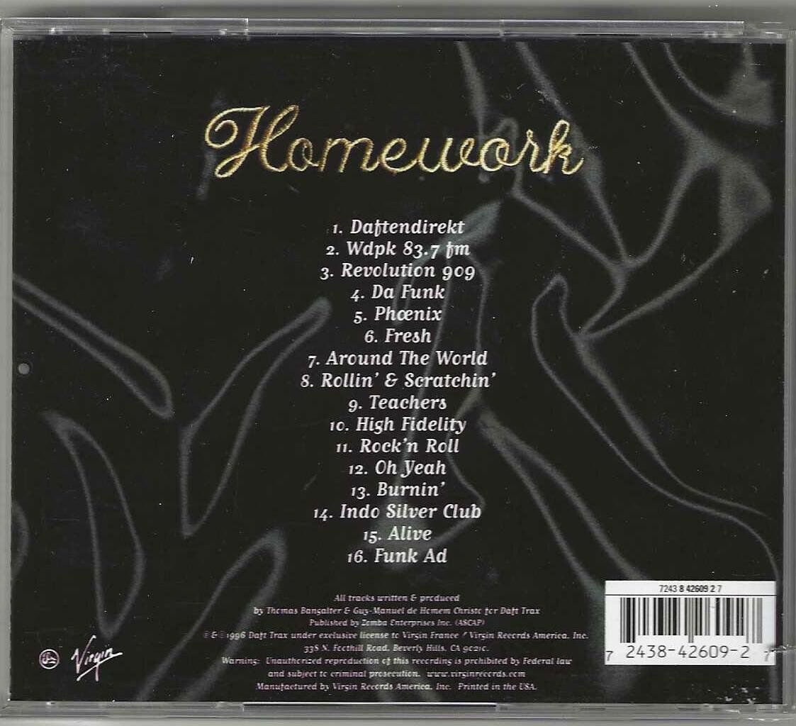 CD: Daft Punk – Homework – Usato da Genève venduto da CDLPBookS 1