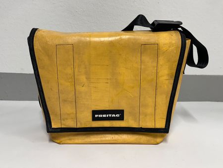 Freitag Messenger Tasche, Modell F12 – Dragnet, gelb