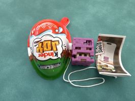 Kinder Joy Minecraft  springender Würfel "ohne Kinderjoyscha