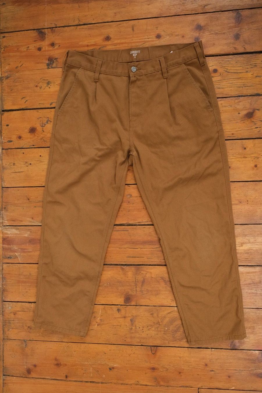 Carhartt Pantaloni: Carhartt Abbott Pant 33 Braun – Usato da Birsfelden venduto da Samuel.Staiger
