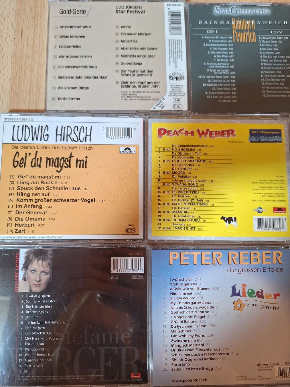 CDs: Deutsche Musik und Mehr 11 Cds – Gebraucht aus Genolier von Antoine30 4