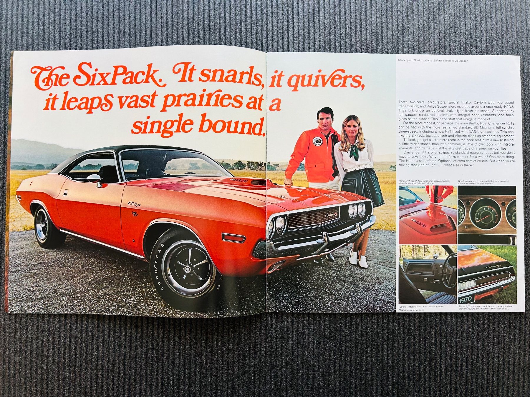 Dodge Documenti: Dodge Challenger Original Brochure 1970 – Usato da Herrliberg venduto da surfcafe 1