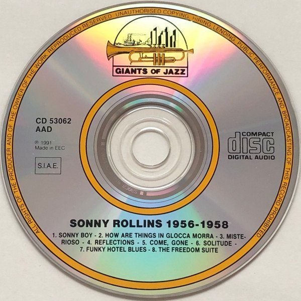 CD: Sonny Rollins FREEDOM SUITE Donald Byrd Thelonious Monk CD – Usato da Kandergrund venduto da Sososo 2