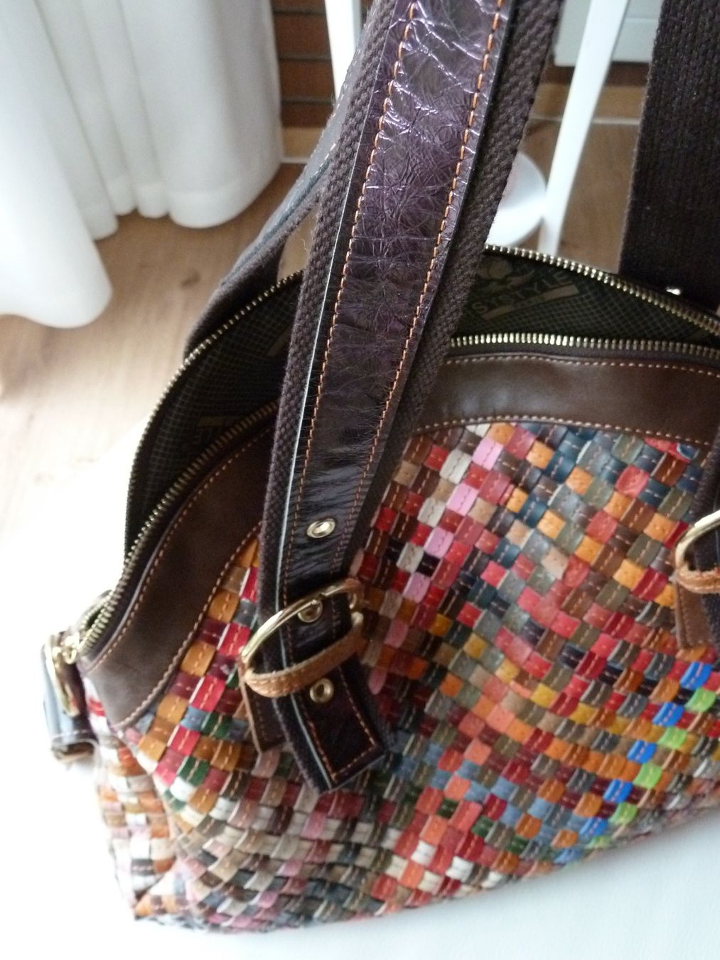 Borse da donna: Leder Tasche SYSTYLE  echt Copiright Bunt – Usato da Meiringen venduto da Lifestyle55 6
