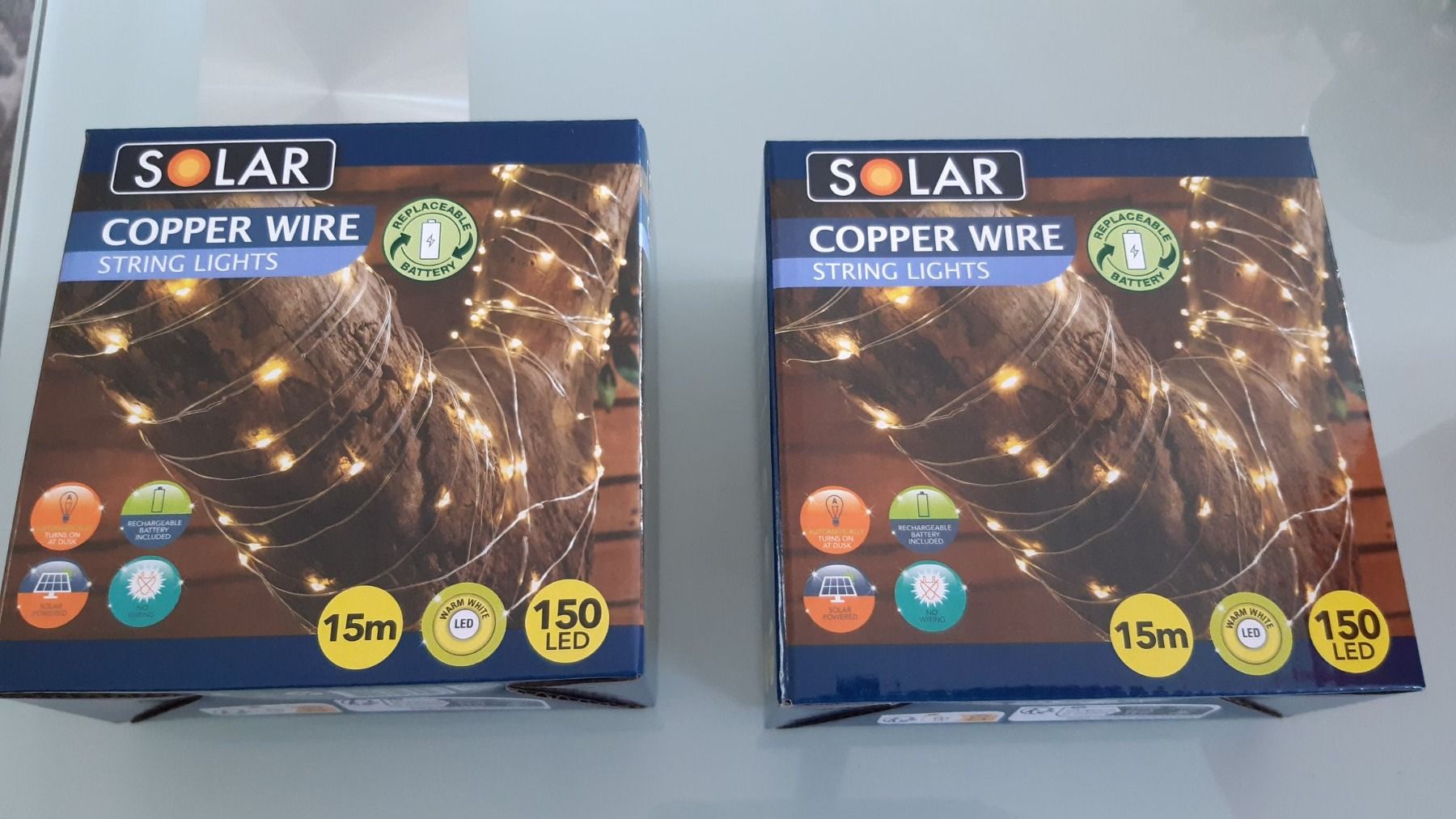 Ghirlande e barre luminose: Solar Lichterkette – Nuovo e nell'imballaggio originale da Olten venduto da Boston81 5