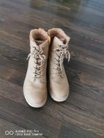 Warme Boots, beige, Gr. 37 - Top Zustand!