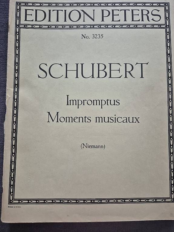 Libri: Klaviernoten- Schubert – Usato da Niederhasli venduto da mybluefish
