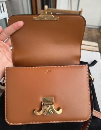Celine Triomphe Tan Teen tasche