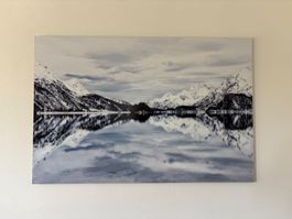 Bild Bergsee Spiegelung Cláudio Gotsch Dibond 150x100cm 