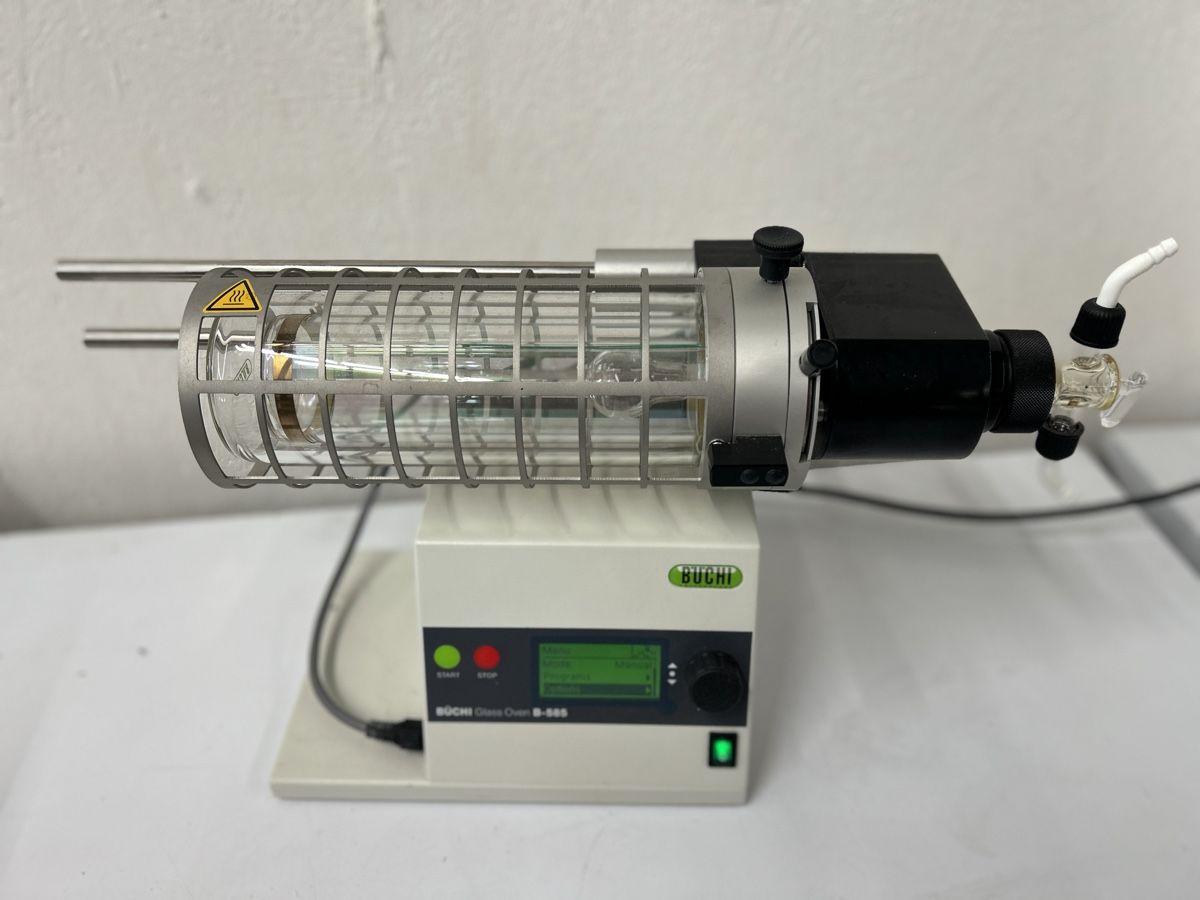 BÜCHI Labor Glasofen Kugelrohrdestilation B-585 mit Zubehör (Gebraucht ...