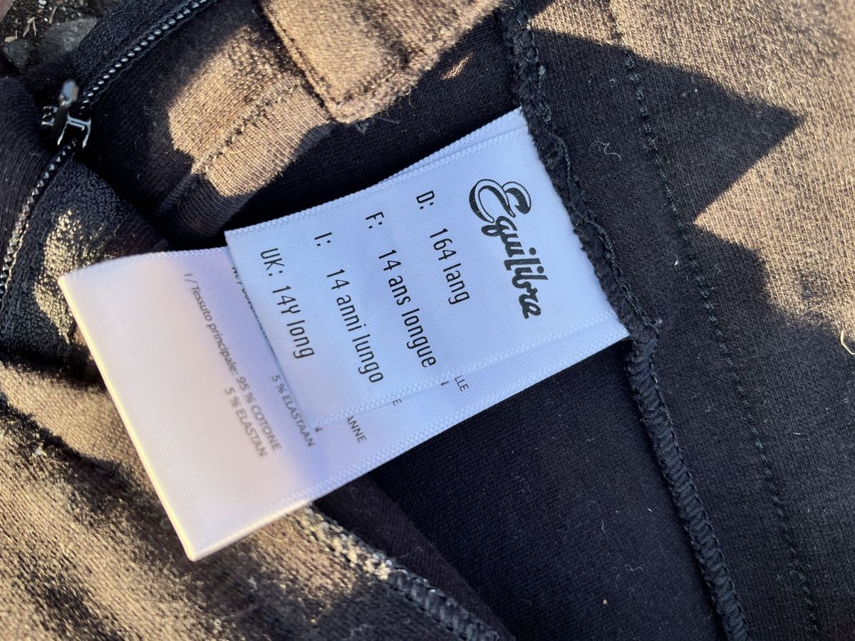 Pantaloni: Reithose Equi-Libre Gr. 164 Vollbesatz schwarz – Usato da Volketswil venduto da knecht78 1