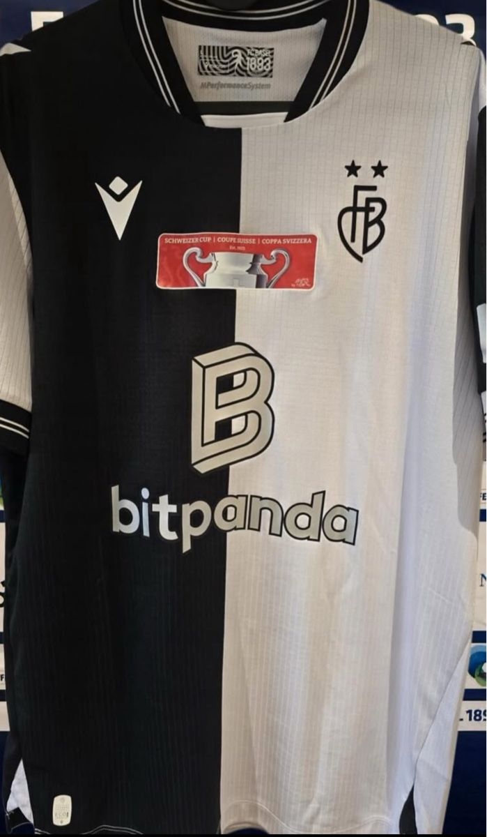FC Basel Leibchen & Hosen: FC Basel Matchworn Cup-Trikot, Saison 25/26 – Neu (gemäss Beschreibung) aus Roggwil BE von Schlifer01