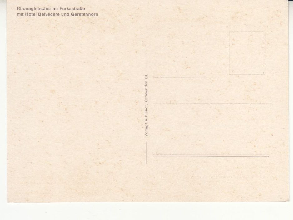 Cartes postales: Rhonegletscher Furkastrasse ca. 1970 – D'occasion à Bürglen TG par StampGraf 1