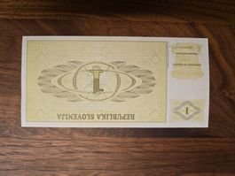 Slovenien 1 Tolar Banknote
