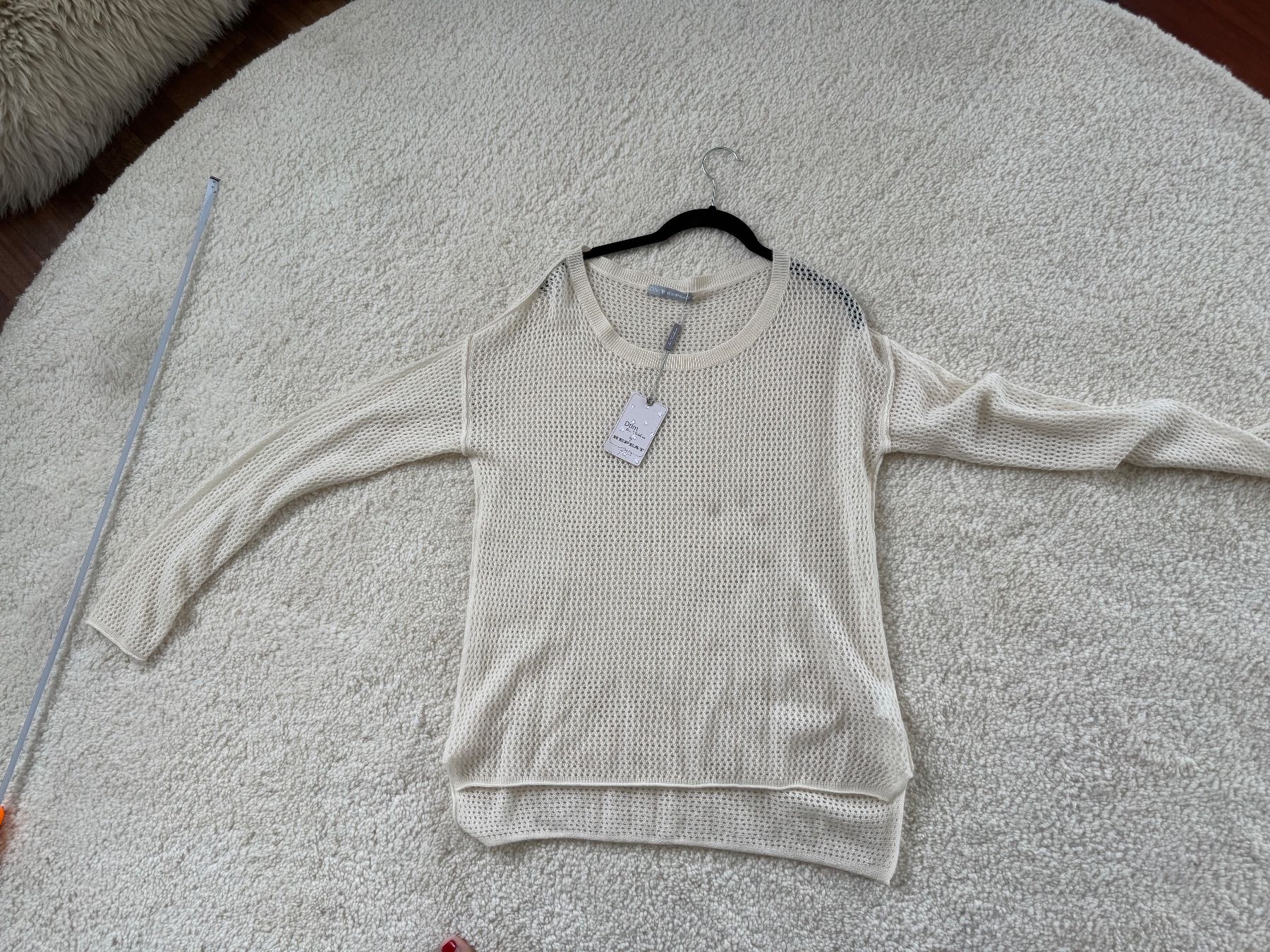 Repeat Maglioni & Felpe: DTLM by REPEAT Kaschmir Pullover Gr 40 Cream NEU – Nuovo e nell'imballaggio originale da Zuerich venduto da Moochie