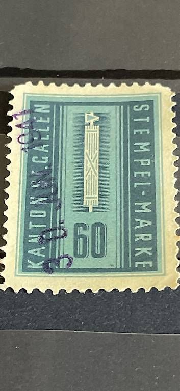 Tous les timbres: St. Gallen Briefmarke 1941 – D'occasion à Buchs AG par fpatricia 2