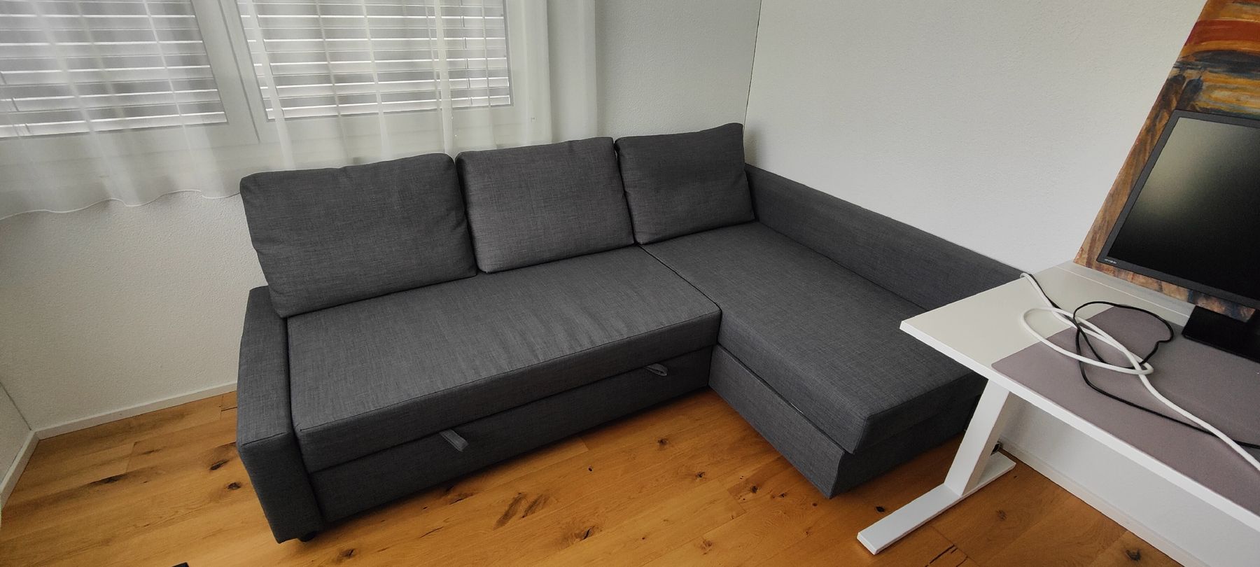 Sofas: Bettsofa Ikea Friheten – D'occasion à Dürrenäsch par m_saegi