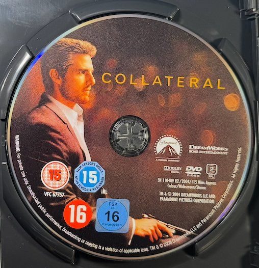 Tutti i DVDs: DVD COLLATERAL - TOM CRUISE - JAMIE FOXX – Usato da Wisen venduto da gigisna 1