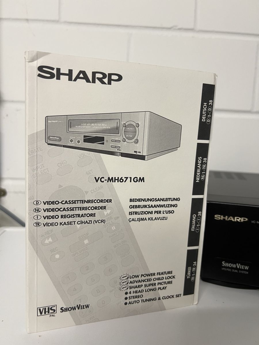 Sharp Registratori: VHS-Videorecorder SHARP VC-MH671 – Usato da Schongau venduto da Retro_Shop 2