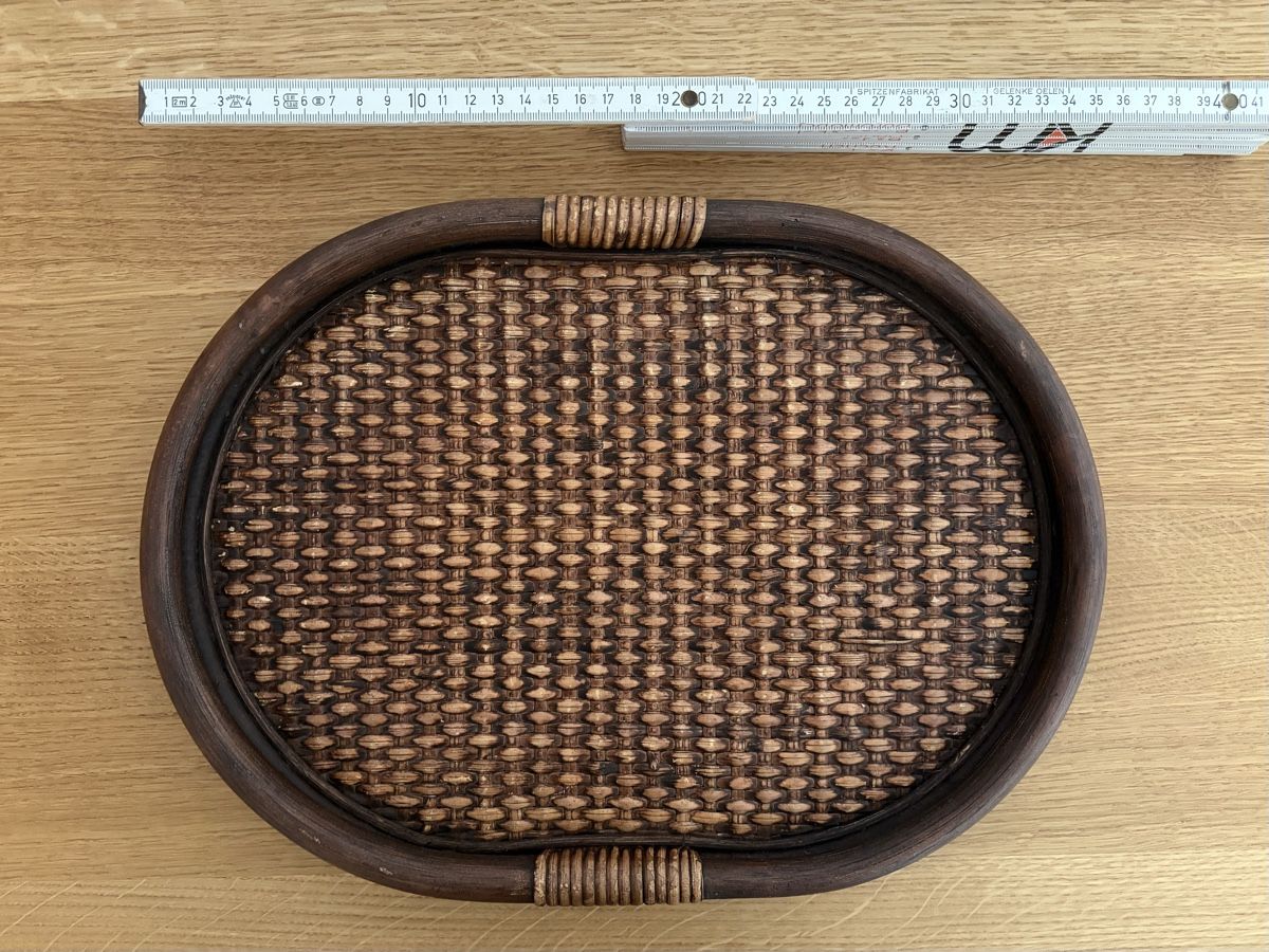 H&M Servierplatten: H&M Home Vintage Design Tablett Rattan – Neu (gemäss Beschreibung) aus Zürich von giuliak 4