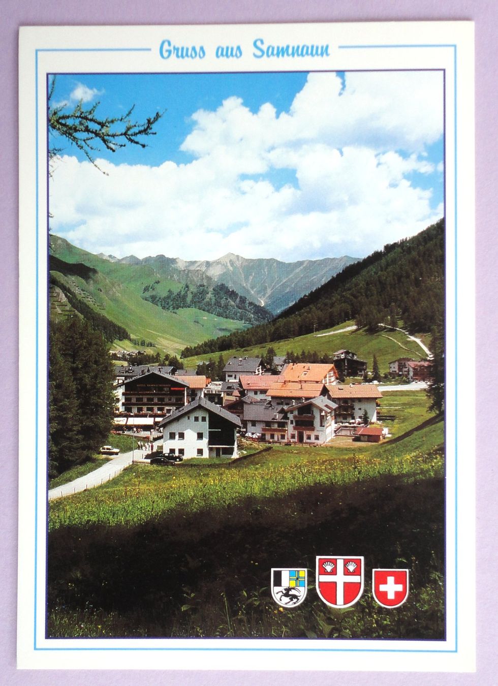 Cartoline postali: Samnaun 1850 m, Unter-Engadin – Usato da Fétigny venduto da Billy2miny