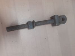 ALTES EISEN _ GROSSE KOPF SCHRAUBE - ca. 30 cm