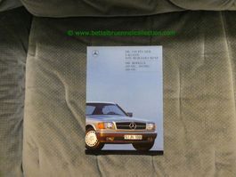Mercedes-Benz S-Klasse Coupé SEC (W126) 1988/12 Prospekt d