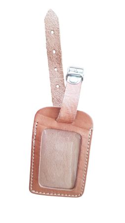 Kofferetikett Vintage Leder
