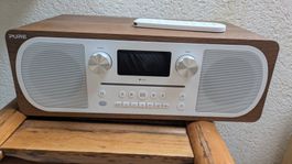 PURE Evoke C-D6 Stereoanlage DAB+, CD, Bluetooth – neuwertig