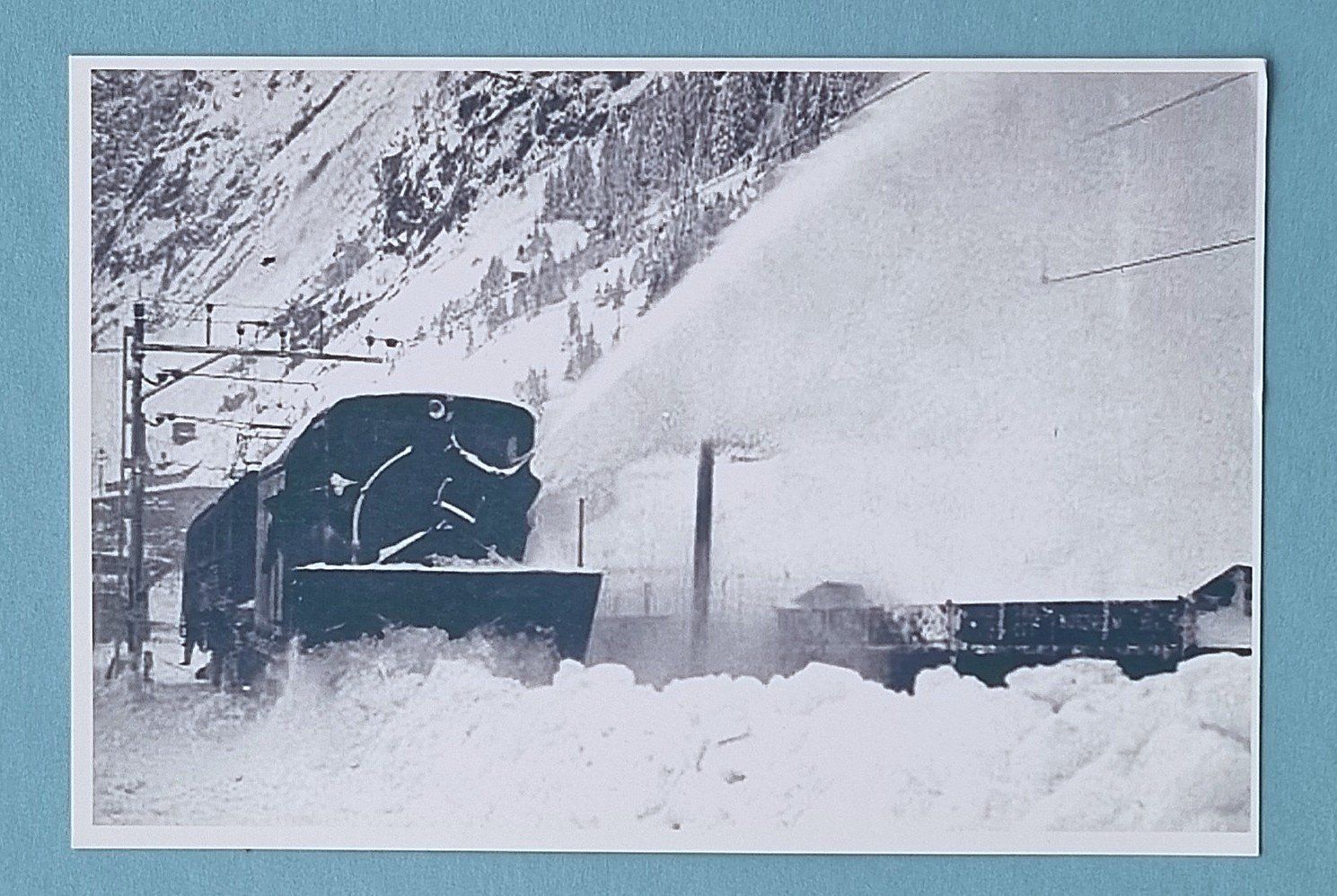 Cartes postales: Gotthardbahn - Schneeschleuder - 1952 – D'occasion à Rothrist par RROENK