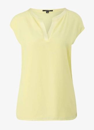 Comma Bluse gelb Gr. 36