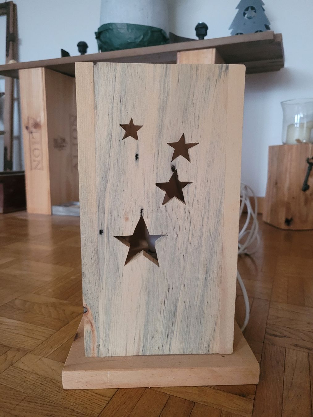 Lanterne: Elektrische Holzlaterne klein – Usato da Schmerikon venduto da 7855 3