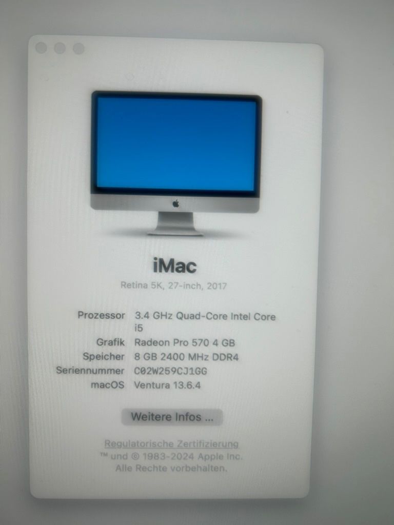 Apple PCs: iMac 27 Zoll – D'occasion à Zürich par Tm7 2