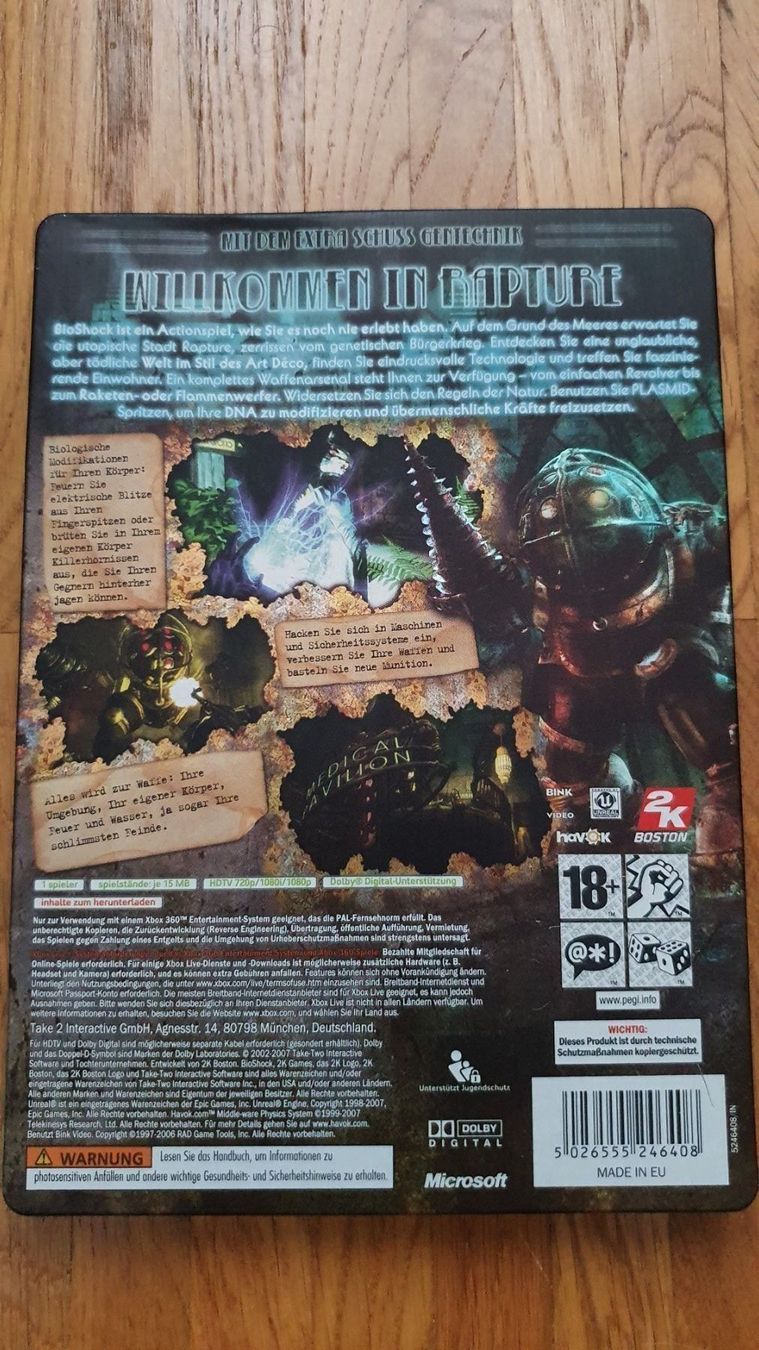 Microsoft Giochi: Bioshock Steelbook Edition – Usato da Puidoux venduto da Svreber 2