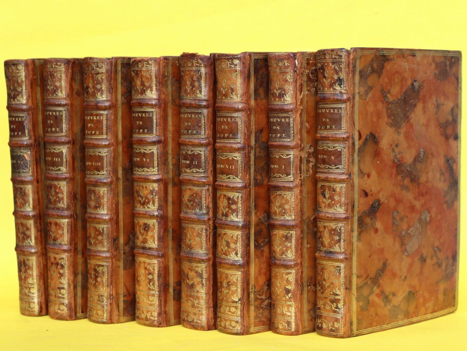Libri: OEUVRES COMPLETTES D`ALEXANDRE POPE,1780 – Usato da Guensberg venduto da Herzaktion